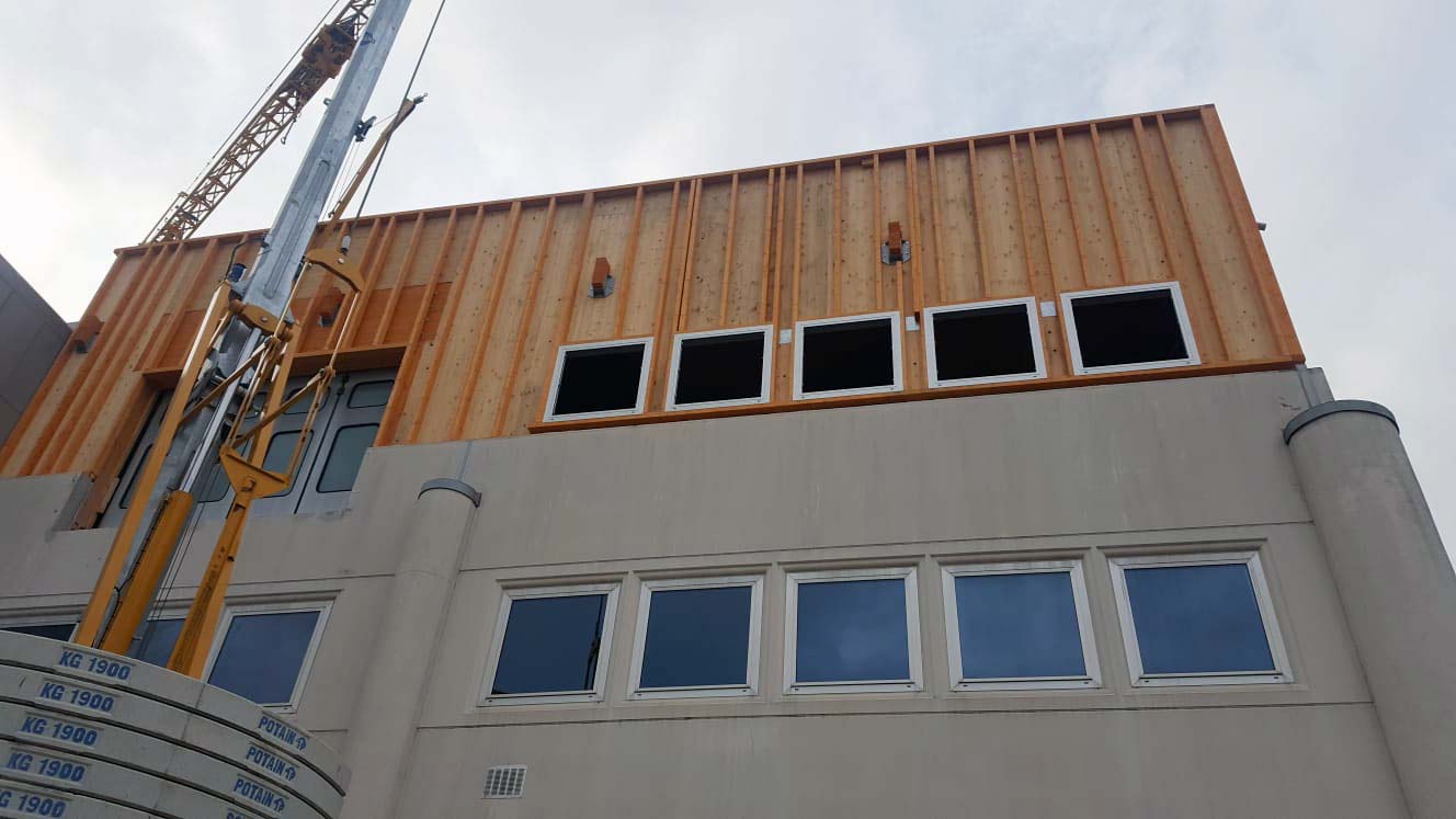 Sopraelevazione in legno di edificio industriale (PI)